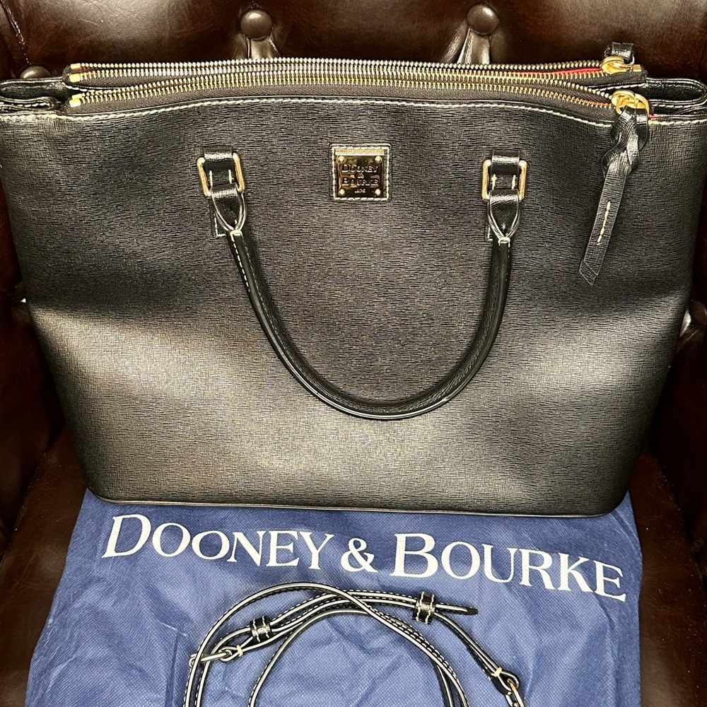Dooney & Bourke Saffiano Willa Zip Satchel